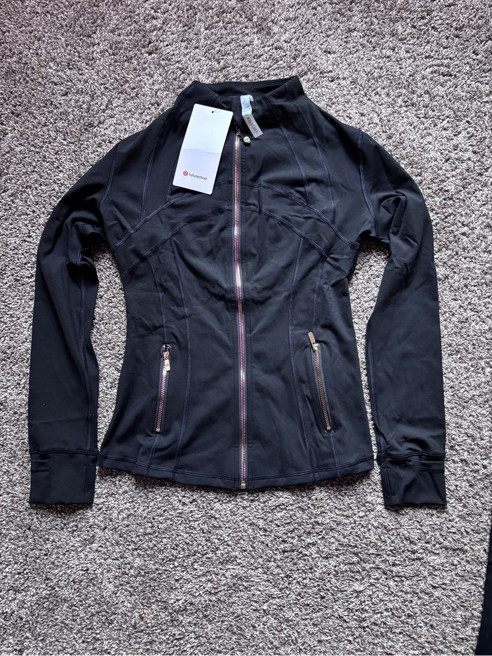 lululemon athletica Black Full-Zip Utility Jacket